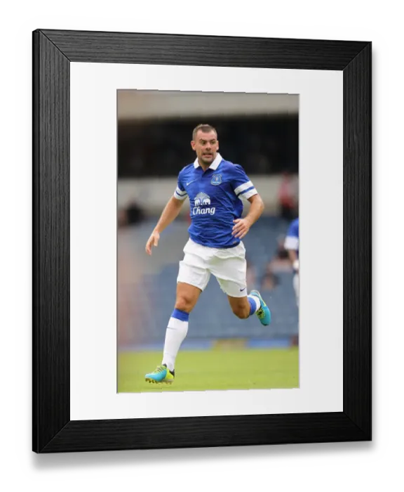 Framed Print : Darron Gibson's Winning Goal: Everton's Pre-Season Triumph over Blackburn Rovers (3-1, July 27, 2013)