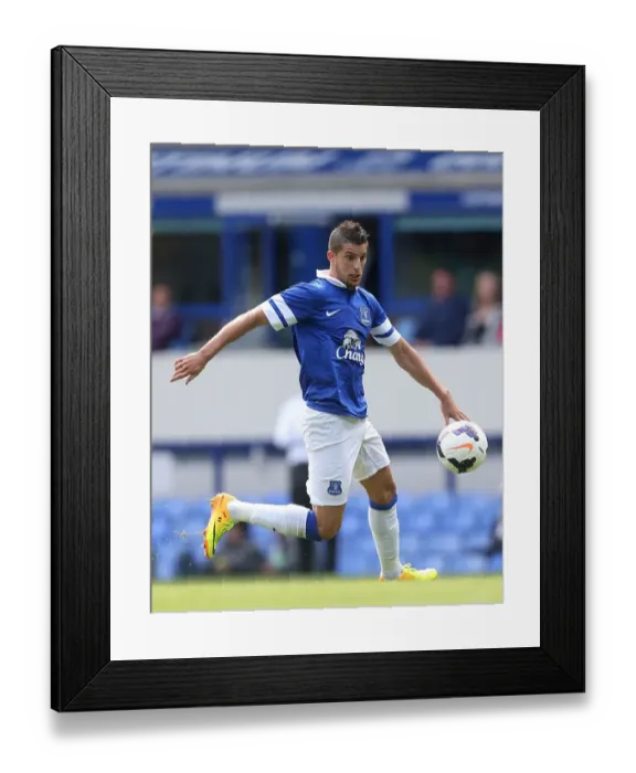 Framed Print : Kevin Mirallas Scores: Everton Edge Past Real Betis 2-1 in Pre-Season Friendly (11-08-2013)