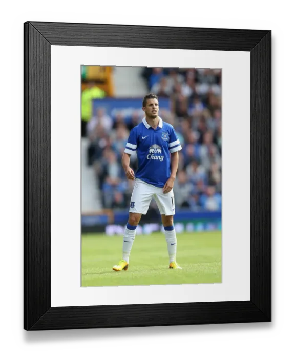Framed Print : Kevin Mirallas Scores the Winner: Everton Triumph Over Real Betis 2-1 in Pre-Season Friendly (August 11, 2013)