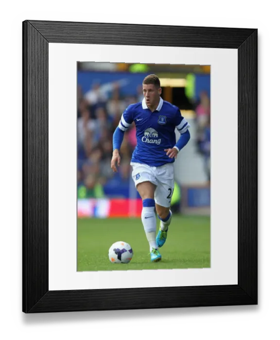 Framed Print : Ross Barkley Scores in Everton's 2-1 Pre-Season Victory Over Real Betis (11-08-2013)