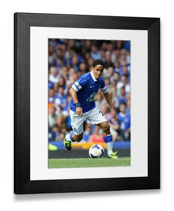 Framed Print : Steven Pienaar Leads Everton to Pre-Season Victory over Real Betis (11-08-2013): Everton 2 - Real Betis 1