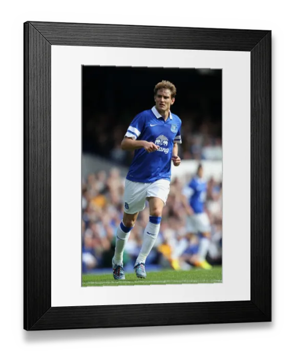 Framed Print : Nikica Jelavic Scores the Winner: Everton 2-1 Real Betis (Pre-Season Friendly, August 11, 2013)