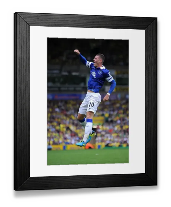 Framed Print : Ross Barkley's Stunning Equalizer: Dramatic Comeback for Everton against Norwich City (Premier League, Carrow Road, 17-08-2013) Framed Print : Ross Barkley's Stunning Equalizer: Dramatic Comeback for Everton against Norwich City (Premier League, Carrow Road, 17-08-2013)