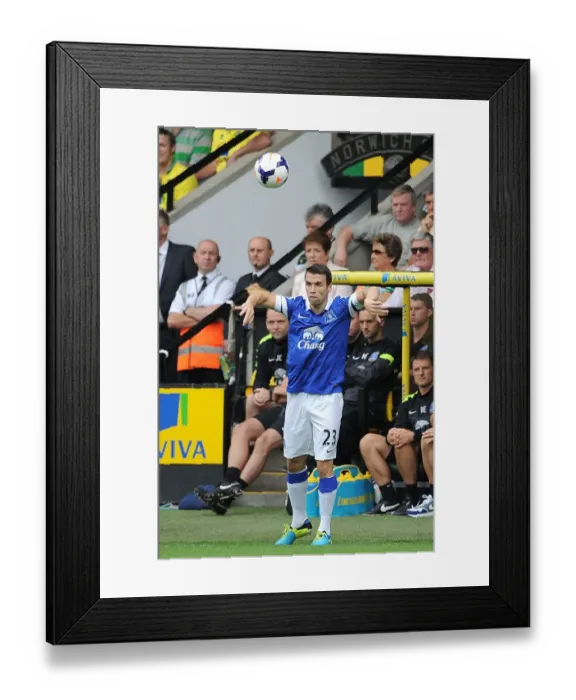 Framed Print : Seamus Coleman Takes a Throw-In: Norwich City vs. Everton, Premier League (17-08-2013) Framed Print : Seamus Coleman Takes a Throw-In: Norwich City vs. Everton, Premier League (17-08-2013)