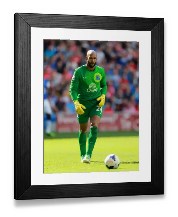 Framed Print : Tim Howard's Heroic Performance: Everton Holds Cardiff City to a 0-0 Stalemate (September 2013) Framed Print : Tim Howard's Heroic Performance: Everton Holds Cardiff City to a 0-0 Stalemate (September 2013)