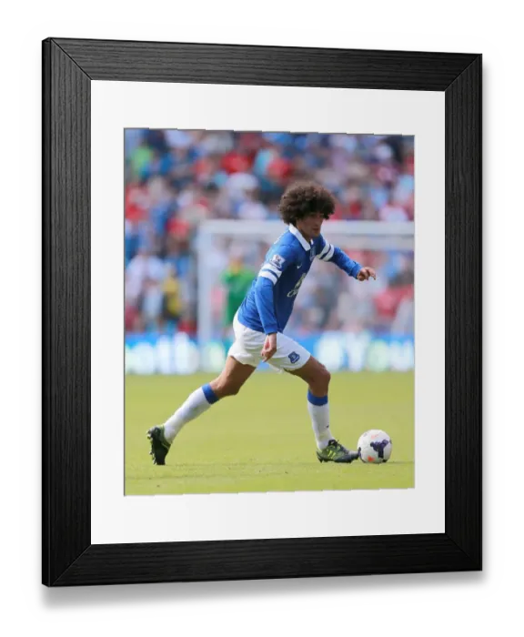 Framed Print : Determined Fellaini: 0-0 Stalemate at Cardiff City vs. Everton, Premier League (2013) Framed Print : Determined Fellaini: 0-0 Stalemate at Cardiff City vs. Everton, Premier League (2013)