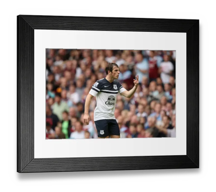 Framed Print : Leighton Baines Scores the Winning Goal: Everton's Triumph over West Ham United in Premier League (September 21, 2013) Framed Print : Leighton Baines Scores the Winning Goal: Everton's Triumph over West Ham United in Premier League (September 21, 2013)
