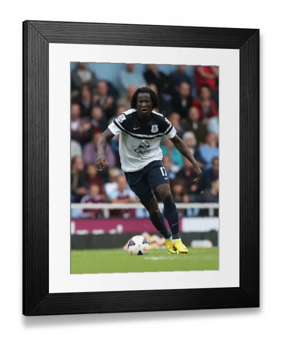 Framed Print : Romelu Lukaku's Double: Everton's Thrilling Victory Over West Ham United in the Premier League (21-09-2013) Framed Print : Romelu Lukaku's Double: Everton's Thrilling Victory Over West Ham United in the Premier League (21-09-2013)