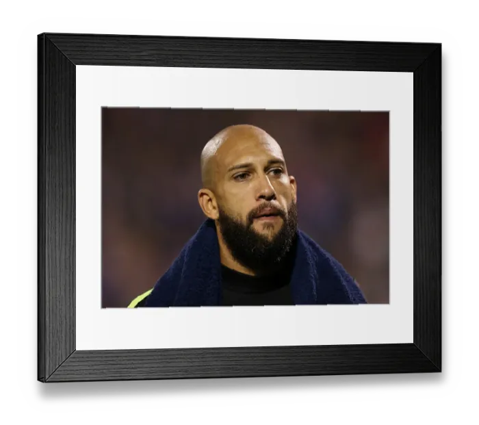 Framed Print : Tim Howard's Heroics: Everton's Comeback Win in the Capital One Cup at Craven Cottage (Fulham 1-2 Everton, September 24, 2013)