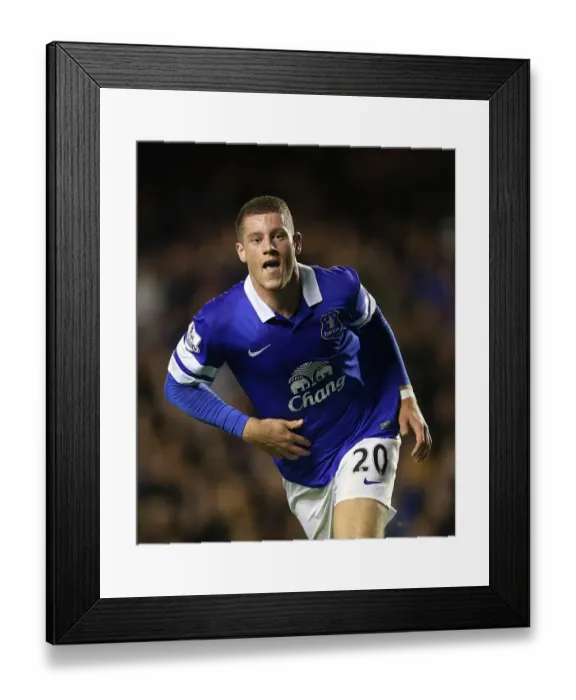 Framed Print : Ross Barkley's Double: Everton's Thrilling 3-2 Victory Over Newcastle United (September 30, 2013, Goodison Park) Framed Print : Ross Barkley's Double: Everton's Thrilling 3-2 Victory Over Newcastle United (September 30, 2013, Goodison Park)