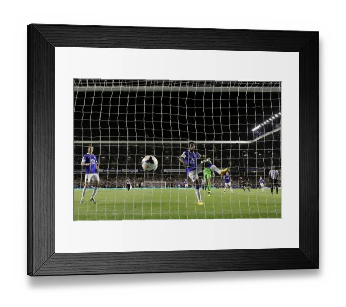 Framed Print : Romelu Lukaku's Hat-Trick: Everton's Exciting 3-2 Victory Over Newcastle United (September 30, 2013 - Goodison Park) Framed Print : Romelu Lukaku's Hat-Trick: Everton's Exciting 3-2 Victory Over Newcastle United (September 30, 2013 - Goodison Park)