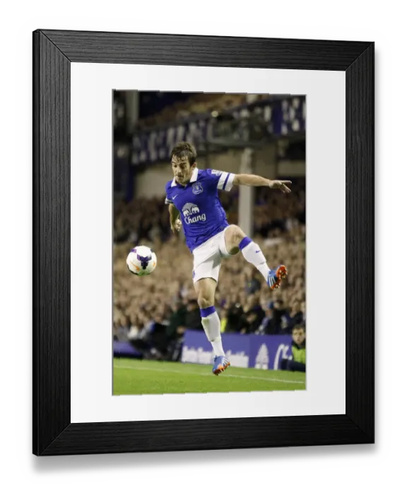 Framed Print : Leighton Baines in Action: Everton's Thrilling 3-2 Victory Over Newcastle United (September 30, 2013, Goodison Park) Framed Print : Leighton Baines in Action: Everton's Thrilling 3-2 Victory Over Newcastle United (September 30, 2013, Goodison Park)