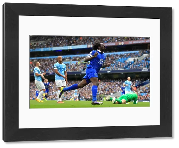 Romelu Lukaku's Strike: Everton's First Goal Against Manchester City (5-10-2013, Etihad Stadium)