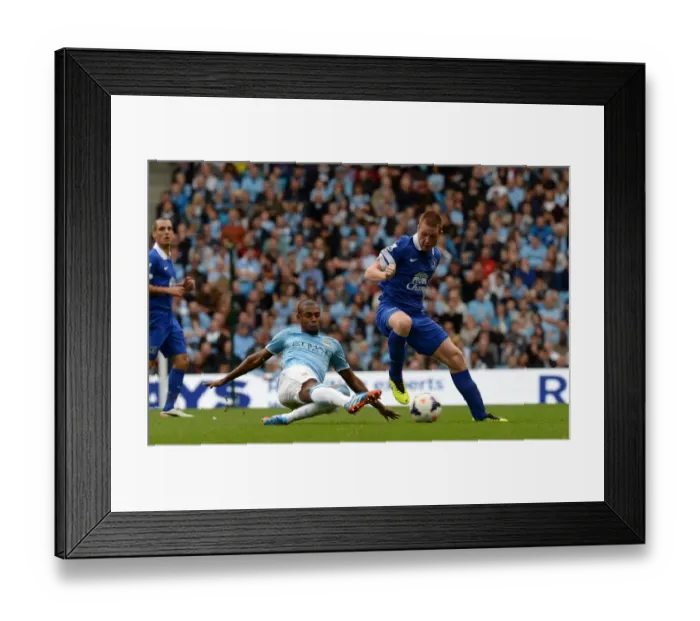 Framed Print : Battle for Supremacy: Fernandinho vs. McCarthy - Manchester City vs. Everton (Premier League 2013) Framed Print : Battle for Supremacy: Fernandinho vs. McCarthy - Manchester City vs. Everton (Premier League 2013)