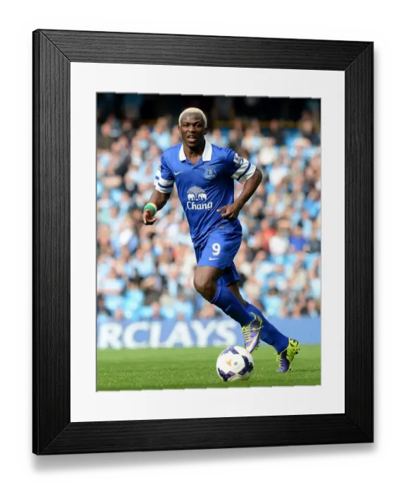 Framed Print : Arouna Kone's Stunner: Everton's 3-1 Upset at Manchester City (October 5, 2013, Barclays Premier League) Framed Print : Arouna Kone's Stunner: Everton's 3-1 Upset at Manchester City (October 5, 2013, Barclays Premier League)