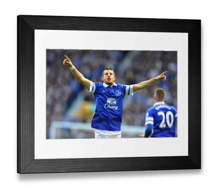 Framed Print : Mirallas's Strike: Everton's First Goal Against Hull City in the Premier League (19-10-2013, Goodison Park) Framed Print : Mirallas's Strike: Everton's First Goal Against Hull City in the Premier League (19-10-2013, Goodison Park)