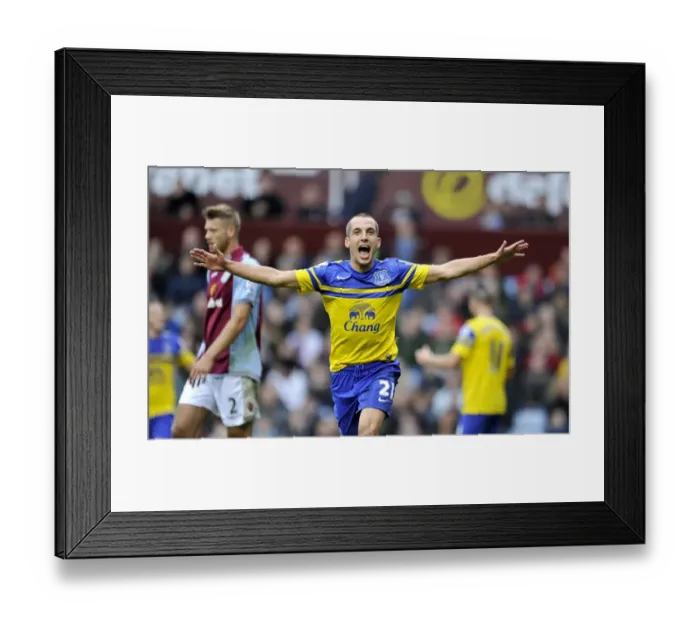 Framed Print : Osman's Double: Everton's Triumphant 2-0 Win Over Aston Villa (Barclays Premier League, October 26, 2013) Framed Print : Osman's Double: Everton's Triumphant 2-0 Win Over Aston Villa (Barclays Premier League, October 26, 2013)