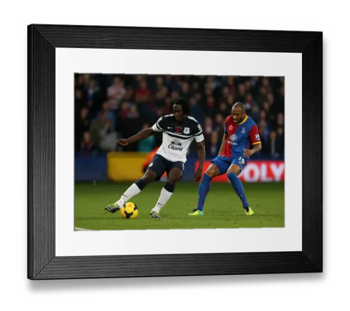 Framed Print : Lukaku vs. Gabbidon: A Battle at Selhurst Park - Everton vs. Crystal Palace, 09-11-2013 Framed Print : Lukaku vs. Gabbidon: A Battle at Selhurst Park - Everton vs. Crystal Palace, 09-11-2013