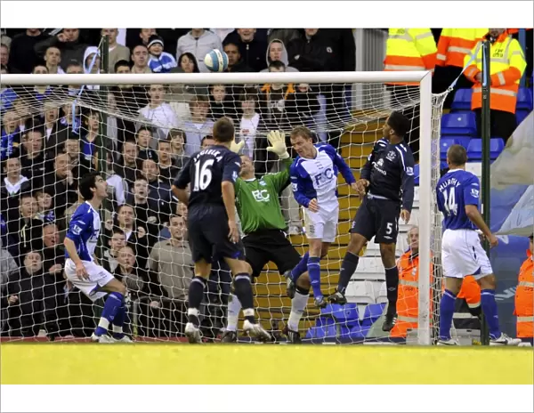Joleon Lescott Scores First Goal for Everton Against Birmingham City (BPL 2008)