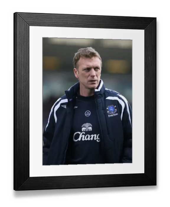 Framed Print : David Moyes and Everton Face Off Against Birmingham City in Intense Barclays Premier League Clash, 2008 Framed Print : David Moyes and Everton Face Off Against Birmingham City in Intense Barclays Premier League Clash, 2008