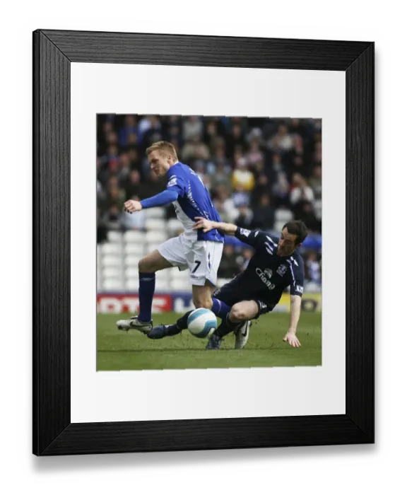 Framed Print : Larsson vs. Baines: A Premier League Showdown - Birmingham City vs. Everton (April 12, 2008) Framed Print : Larsson vs. Baines: A Premier League Showdown - Birmingham City vs. Everton (April 12, 2008)