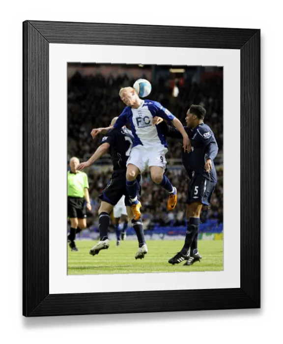 Framed Print : Mikael Forssell in Action: Birmingham City vs. Everton (April 12, 2008), Barclays Premier League Football Framed Print : Mikael Forssell in Action: Birmingham City vs. Everton (April 12, 2008), Barclays Premier League Football