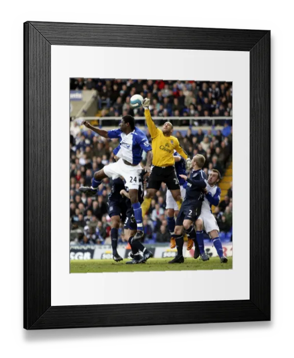 Framed Print : Tim Howard's Heroic Save: Birmingham vs. Everton, Barclays Premier League (2008) Framed Print : Tim Howard's Heroic Save: Birmingham vs. Everton, Barclays Premier League (2008)