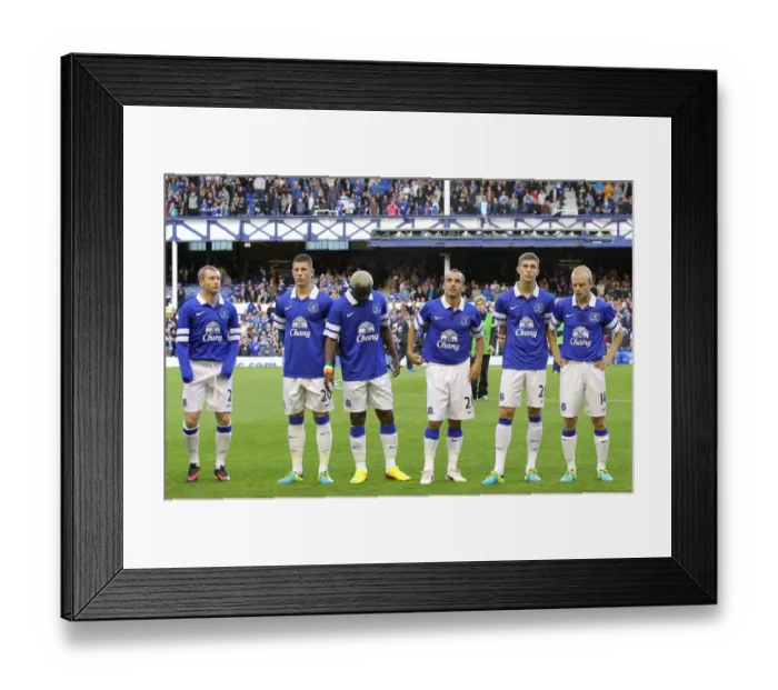 Framed Print : Everton FC vs Stevenage: Capital One Cup Second Round Battle at Goodison Park (Everton 2-1)