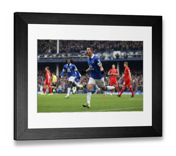 Framed Print : Thrilling 3-3 Draw: Mirallas's Euphoric Goal Celebration (Everton vs Liverpool, Goodison Park, 2013) Framed Print : Thrilling 3-3 Draw: Mirallas's Euphoric Goal Celebration (Everton vs Liverpool, Goodison Park, 2013)