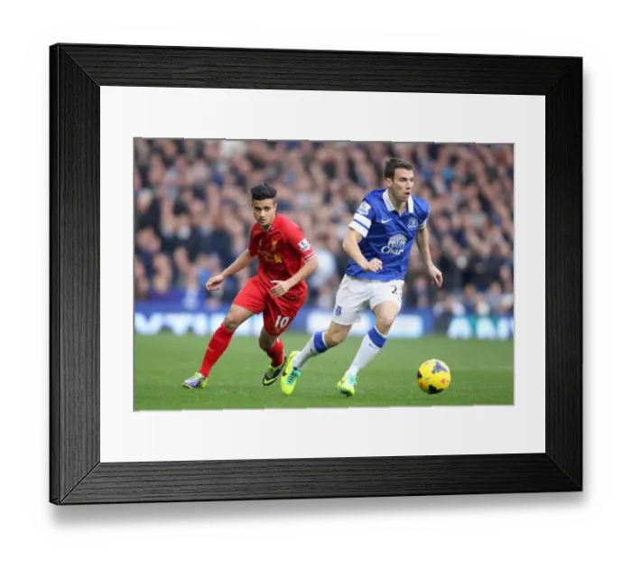 Framed Print : Intense Rivalry: Seamus Coleman vs. Philippe Coutinho - Everton vs. Liverpool (3-3) Framed Print : Intense Rivalry: Seamus Coleman vs. Philippe Coutinho - Everton vs. Liverpool (3-3)