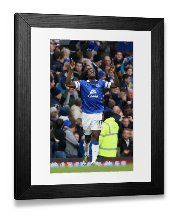 Framed Print : Thrilling Rivalry: Lukaku's Brace Lifts Everton to 3-3 Draw Against Liverpool (Nov 2013) Framed Print : Thrilling Rivalry: Lukaku's Brace Lifts Everton to 3-3 Draw Against Liverpool (Nov 2013)