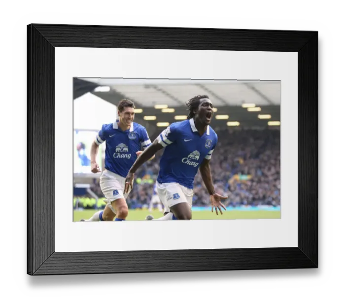 Framed Print : Barclays Premier League - Everton v Liverpool - Goodison Park