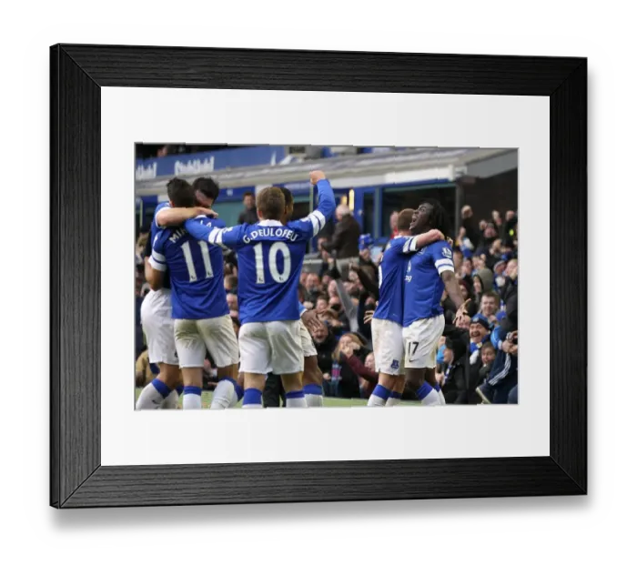 Framed Print : Romelu Lukaku's Hat-Trick: Thrilling 3-3 Draw at Goodison Park - Everton vs Liverpool (November 23, 2013) Framed Print : Romelu Lukaku's Hat-Trick: Thrilling 3-3 Draw at Goodison Park - Everton vs Liverpool (November 23, 2013)