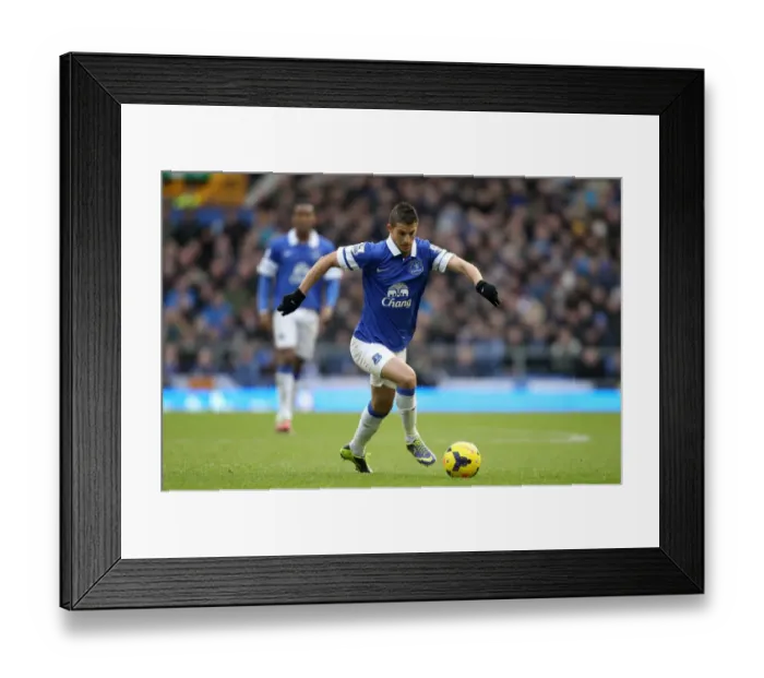 Framed Print : Thrilling 3-3 Draw: Kevin Mirallas Shines for Everton vs Liverpool (Barclays Premier League, 2013 - Goodison Park)