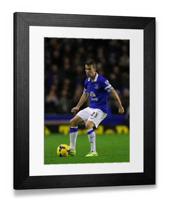 Framed Print : Seamus Coleman's Stellar Performance: Everton's 4-0 Thrashing of Stoke City (Nov 30, 2013)