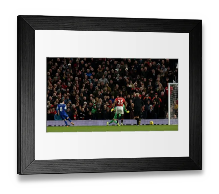 Framed Print : Bryan Oviedo's Upset: Everton's Historic Win at Old Trafford (1-0 vs Manchester United, Barclays Premier League)