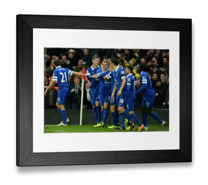 Framed Print : Delofeu's Equalizer: Arsenal 1-1 Everton in Premier League Thriller (Emirates Stadium, December 8, 2013) Framed Print : Delofeu's Equalizer: Arsenal 1-1 Everton in Premier League Thriller (Emirates Stadium, December 8, 2013)