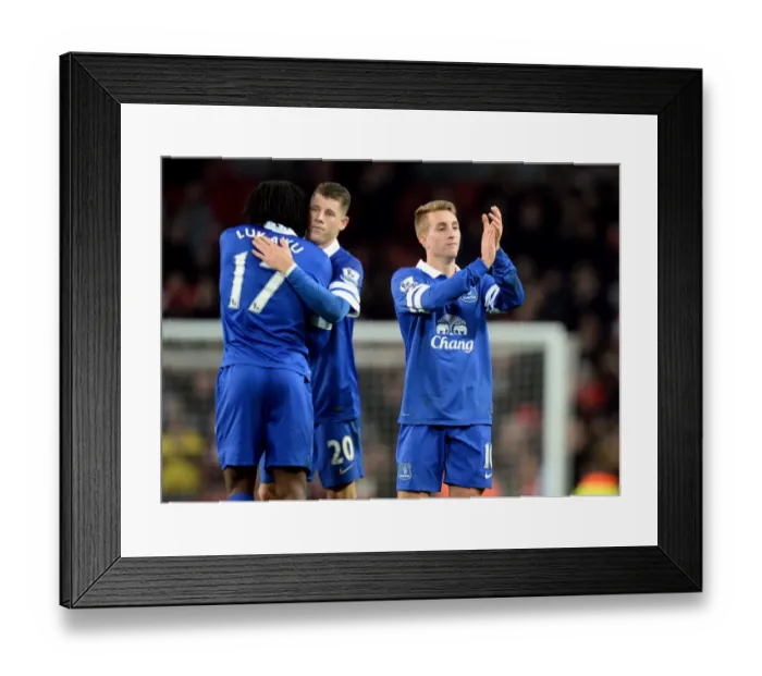 Framed Print : Deulofeu's Heartfelt Appreciation: Arsenal vs. Everton (1-1), Emirates Stadium - December 8, 2013 Framed Print : Deulofeu's Heartfelt Appreciation: Arsenal vs. Everton (1-1), Emirates Stadium - December 8, 2013