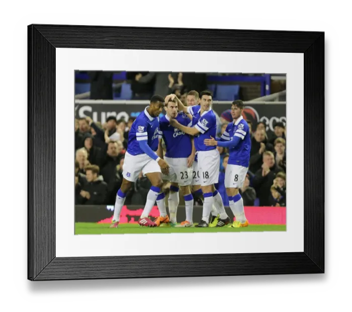 Framed Print : Seamus Coleman's Brace: Everton's Double Dominance Over Fulham (14-12-2013) Framed Print : Seamus Coleman's Brace: Everton's Double Dominance Over Fulham (14-12-2013)