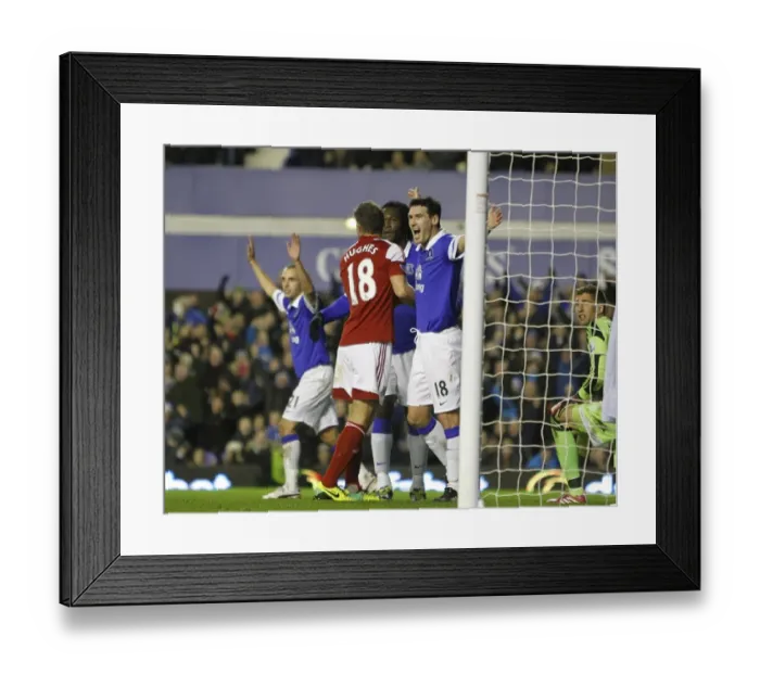 Framed Print : Gareth Barry Hat-Trick: Everton's 4-1 Crushing Victory Over Fulham (14-12-2013, Goodison Park) Framed Print : Gareth Barry Hat-Trick: Everton's 4-1 Crushing Victory Over Fulham (14-12-2013, Goodison Park)