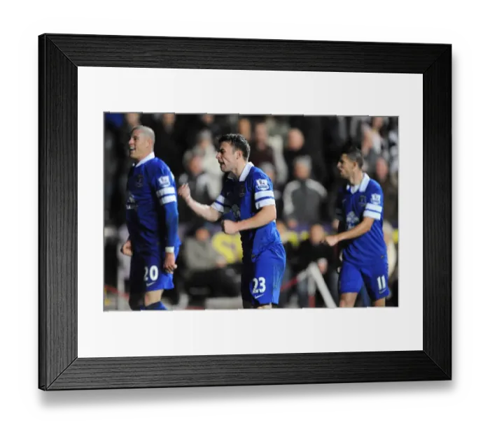 Framed Print : Seamus Coleman's Stunner: Everton's Opening Goal in Victory Over Swansea City (December 22, 2013) Framed Print : Seamus Coleman's Stunner: Everton's Opening Goal in Victory Over Swansea City (December 22, 2013)