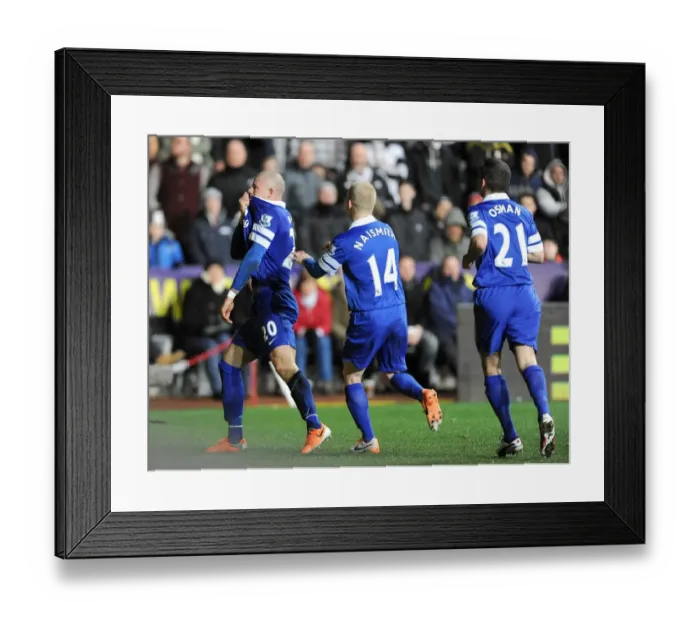 Framed Print : Ross Barkley's Brilliant Brace: Everton's Thrilling 2-1 Victory Over Swansea City (December 22, 2013) Framed Print : Ross Barkley's Brilliant Brace: Everton's Thrilling 2-1 Victory Over Swansea City (December 22, 2013)