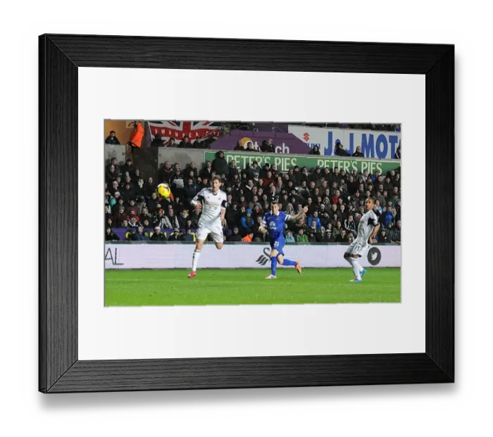 Framed Print : Seamus Coleman's Epic Goal: Everton's Exhilarating Kickoff vs Swansea City (Dec 22, 2013)