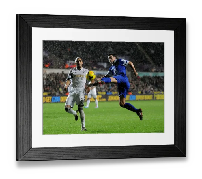 Framed Print : Gareth Barry vs Chico: Everton's Edge in Swansea City Showdown - Everton 2-1 (Barclays Premier League, Liberty Stadium, 22-12-2013) Framed Print : Gareth Barry vs Chico: Everton's Edge in Swansea City Showdown - Everton 2-1 (Barclays Premier League, Liberty Stadium, 22-12-2013)