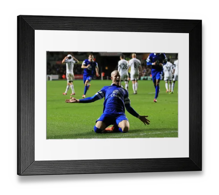 Framed Print : Ross Barkley's Double: Everton's Triumph over Swansea City (22-12-2013, Liberty Stadium) Framed Print : Ross Barkley's Double: Everton's Triumph over Swansea City (22-12-2013, Liberty Stadium)