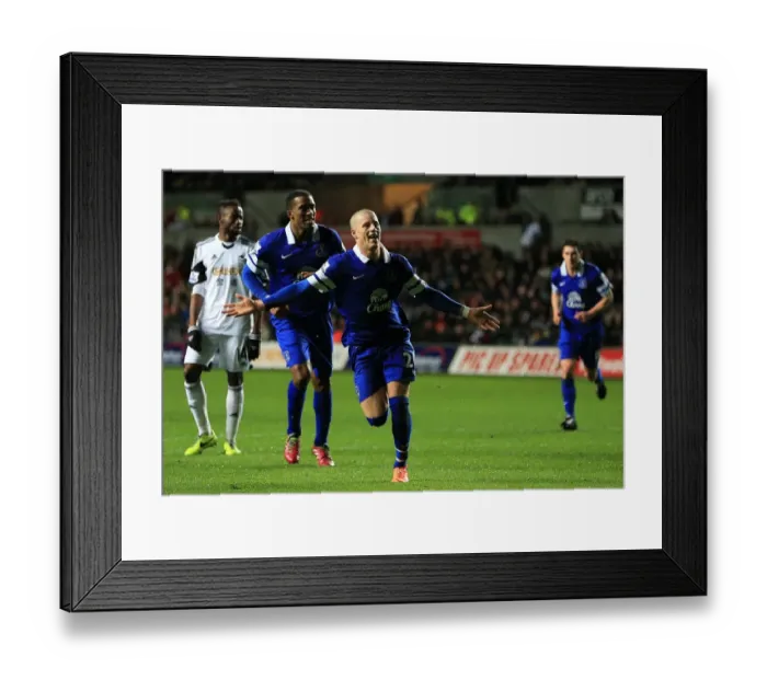 Framed Print : Ross Barkley's Double: Everton's Victory over Swansea City (22-12-2013) Framed Print : Ross Barkley's Double: Everton's Victory over Swansea City (22-12-2013)