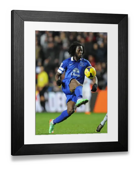 Framed Print : Romelu Lukaku Scores the Game-Winning Goal: Everton's Triumph over Swansea City in the Barclays Premier League (December 22, 2013) Framed Print : Romelu Lukaku Scores the Game-Winning Goal: Everton's Triumph over Swansea City in the Barclays Premier League (December 22, 2013)