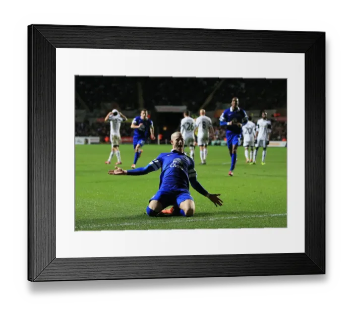 Framed Print : Double Trouble: Ross Barkley's Brace Fuels Everton's Premier League Victory over Swansea City (December 22, 2013) Framed Print : Double Trouble: Ross Barkley's Brace Fuels Everton's Premier League Victory over Swansea City (December 22, 2013)