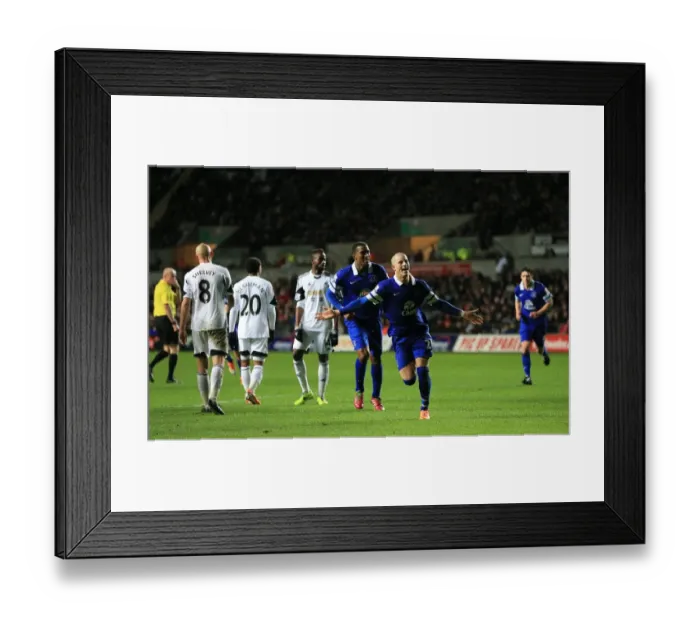 Framed Print : Double Trouble: Ross Barkley's Brace Secures Everton's Premier League Victory over Swansea City (22-12-2013) Framed Print : Double Trouble: Ross Barkley's Brace Secures Everton's Premier League Victory over Swansea City (22-12-2013)