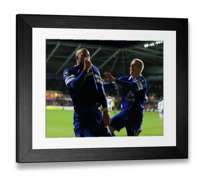Framed Print : Everton's Double Delight: Ross Barkley Scores Brace in Triumph Over Swansea City (December 22, 2013) Framed Print : Everton's Double Delight: Ross Barkley Scores Brace in Triumph Over Swansea City (December 22, 2013)